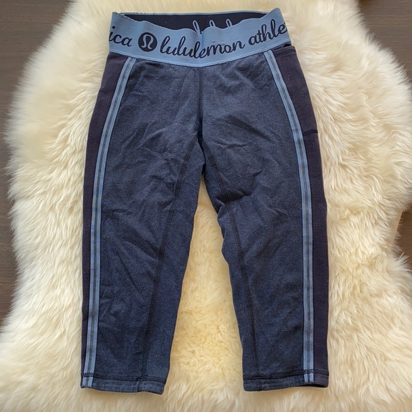Lululemon crop legging size 4 - Picture 1 of 8